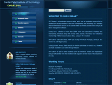 Tablet Screenshot of library.spit.ac.in